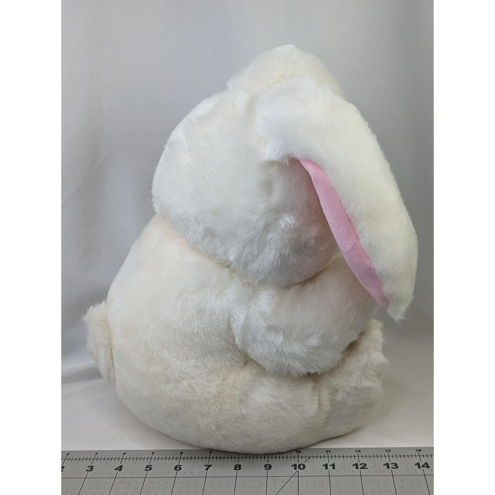 Russ Rabbit Plush Sunny Bunny Bumper‎ Nina Lot of 3 White Stuffed Animal Toy